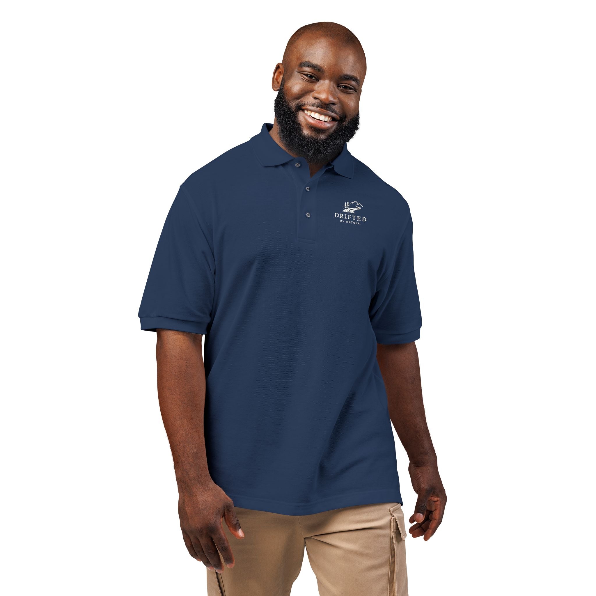 Drifted by Nature Polo — Road & Mountain Graphic