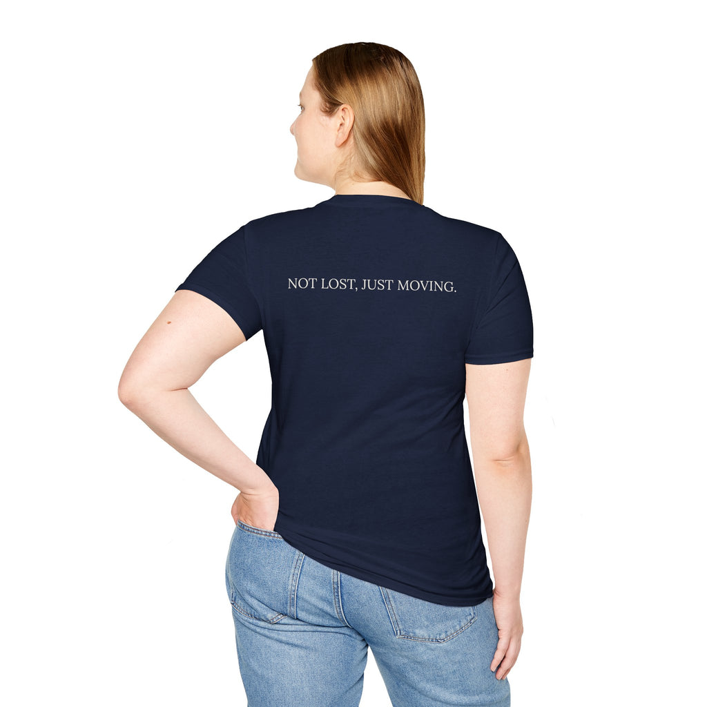 Not Lost, Just Moving Tee — Drifted by Nature Graphic T-Shirt