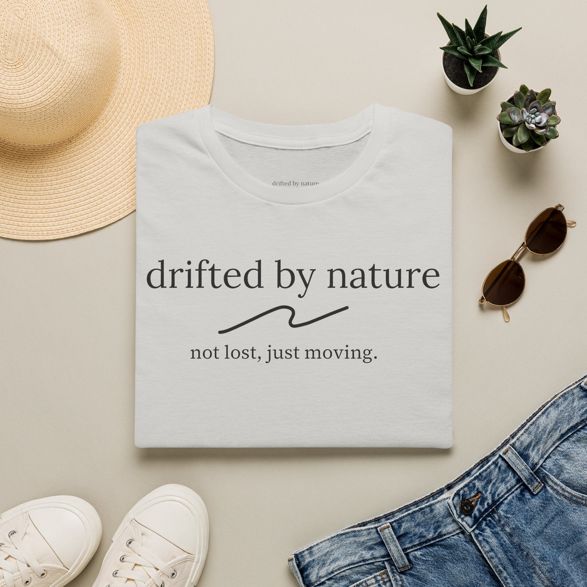 Not Lost, Just Moving — Original Drifted by Nature Tee