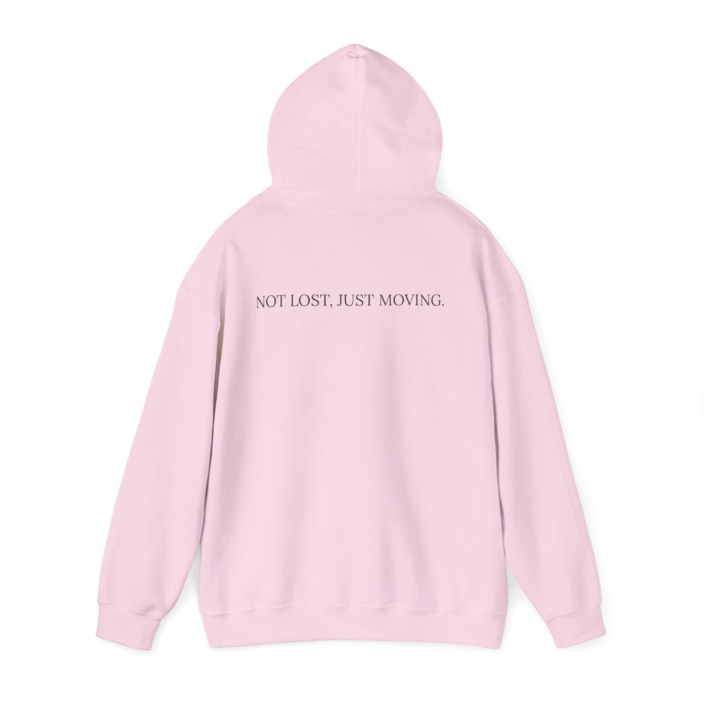 Drifted by Nature Hoodie — Minimal Mountain Road Graphic Hoodie