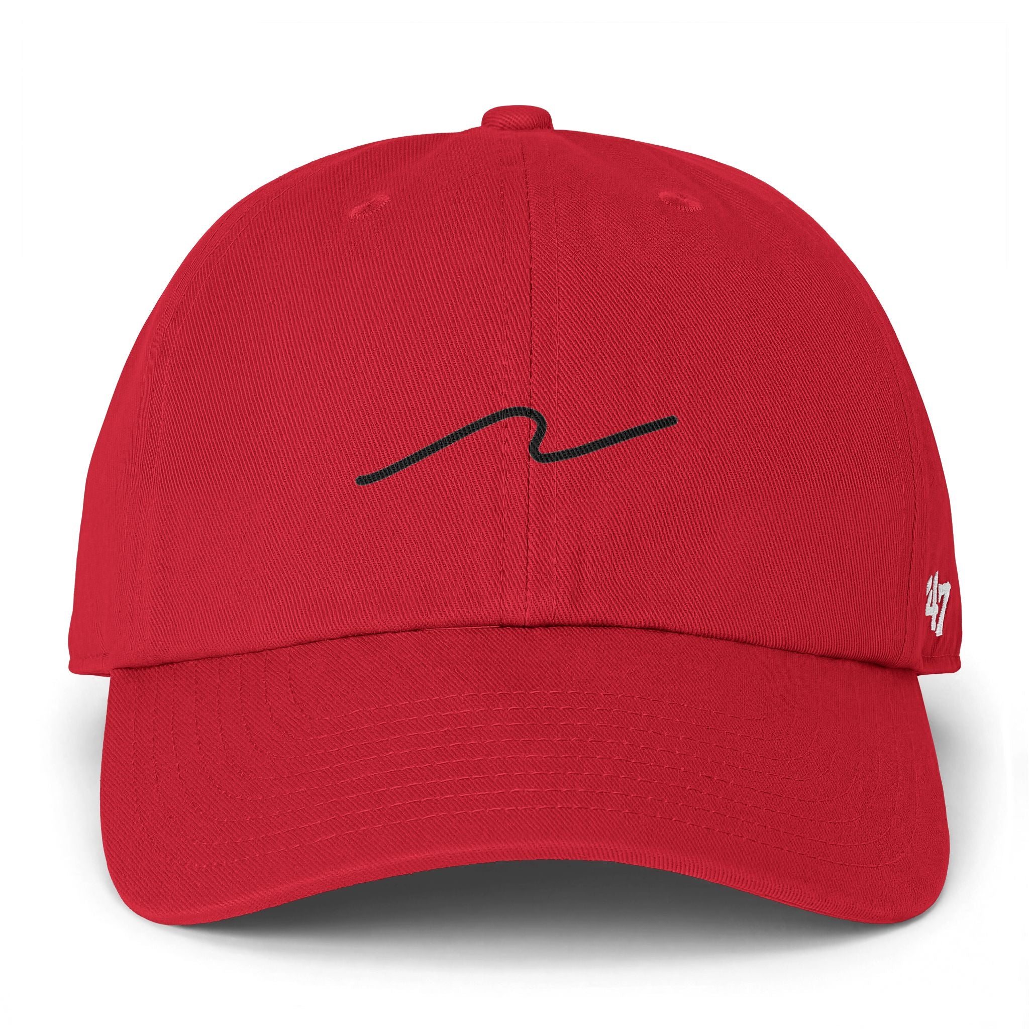 Minimal Wave Dad Hat — Embroidered Adventure Cap