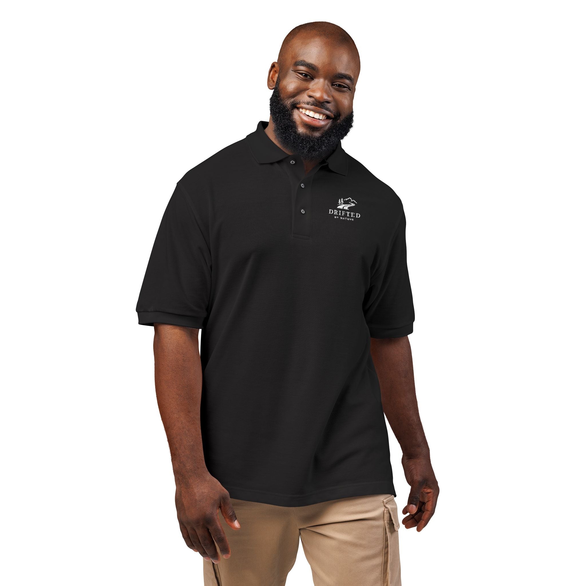 Drifted by Nature Polo — Road & Mountain Graphic