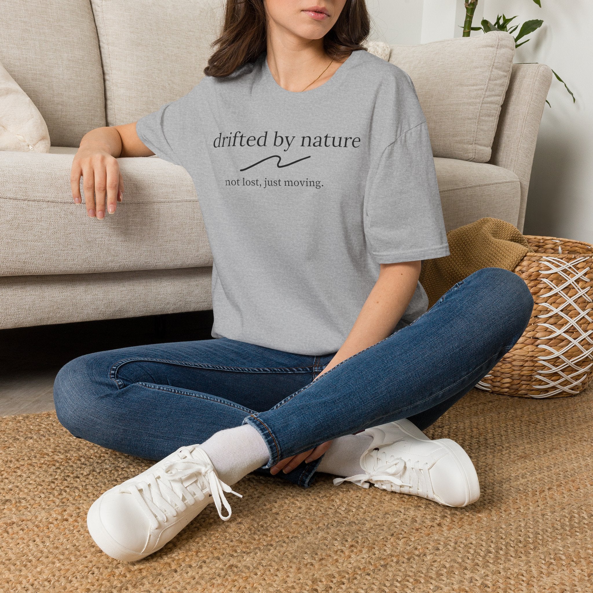 Not Lost, Just Moving — Original Drifted by Nature Tee