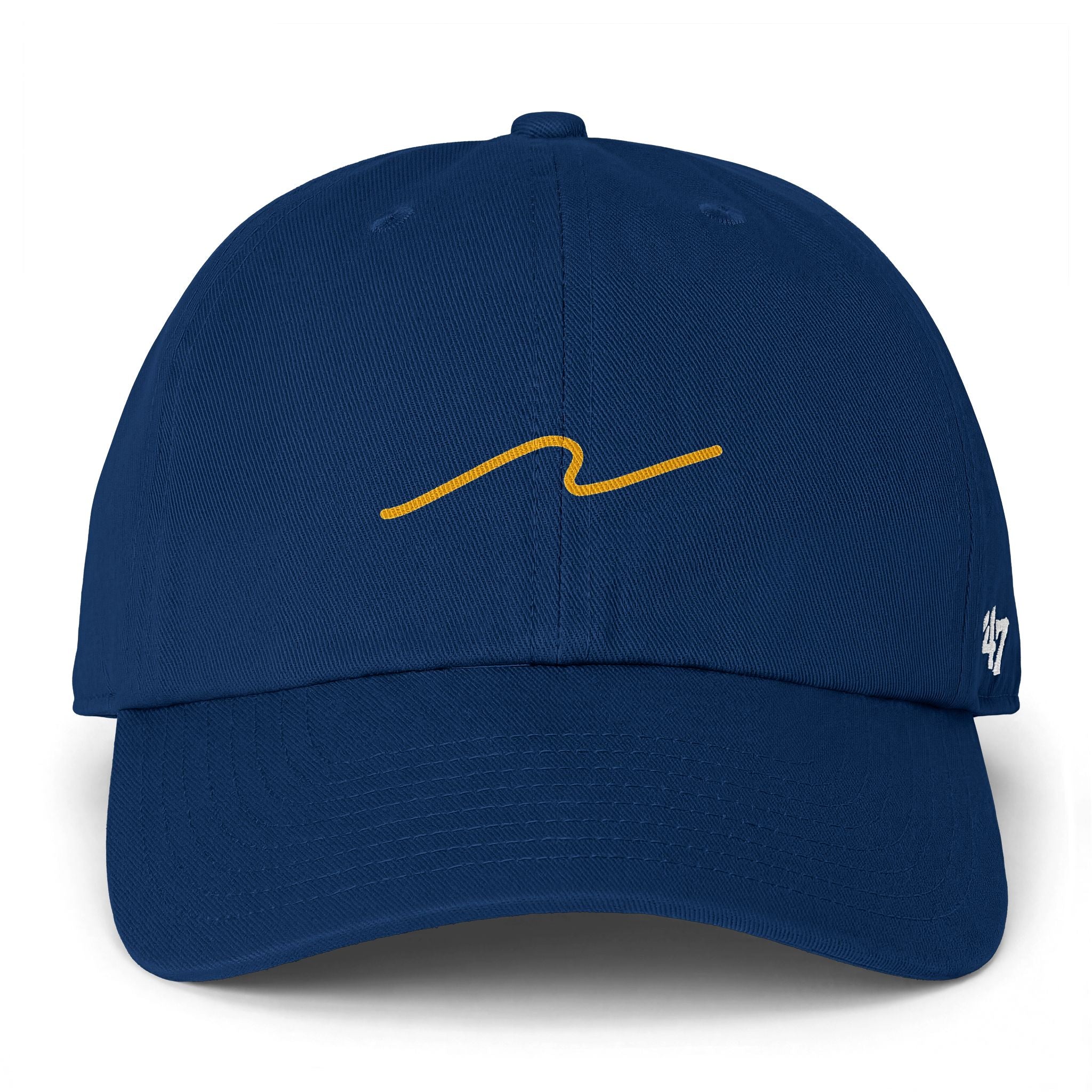 Minimal Wave Dad Hat — Embroidered Adventure Cap