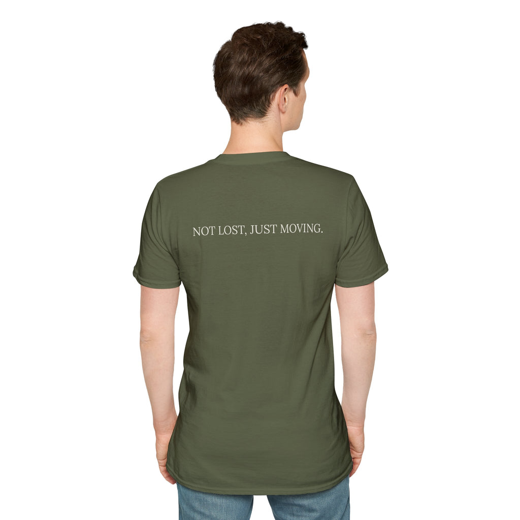 Not Lost, Just Moving Tee — Drifted by Nature Graphic T-Shirt