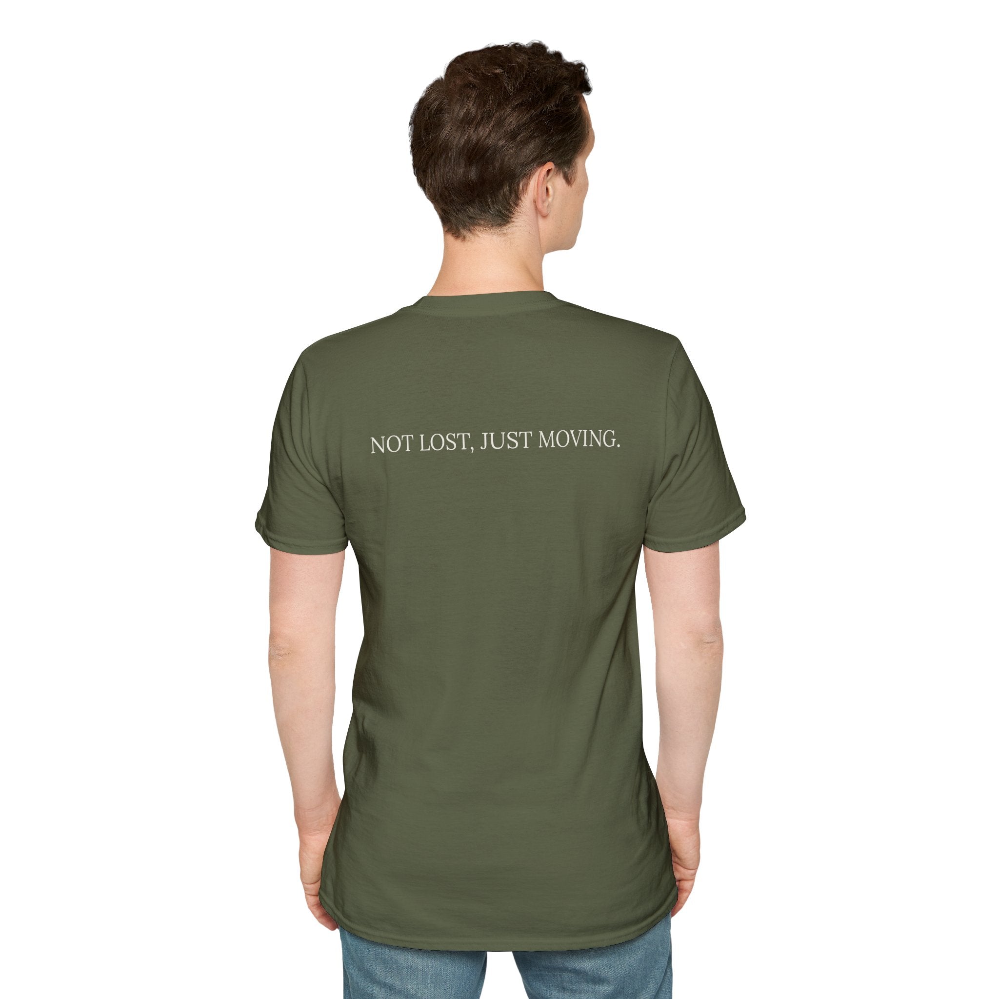 Not Lost, Just Moving Tee — Drifted by Nature Graphic T-Shirt