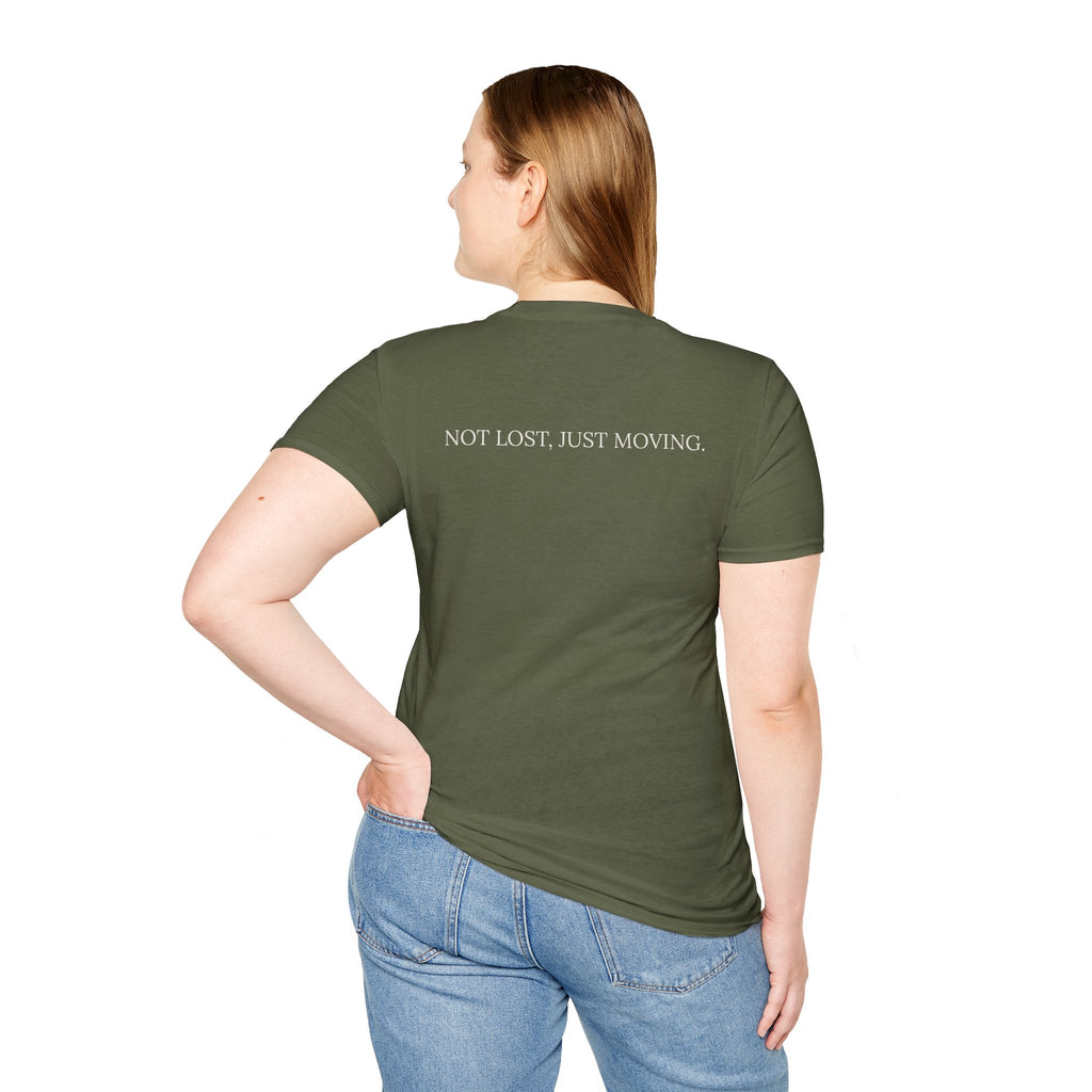 Not Lost, Just Moving Tee — Drifted by Nature Graphic T-Shirt
