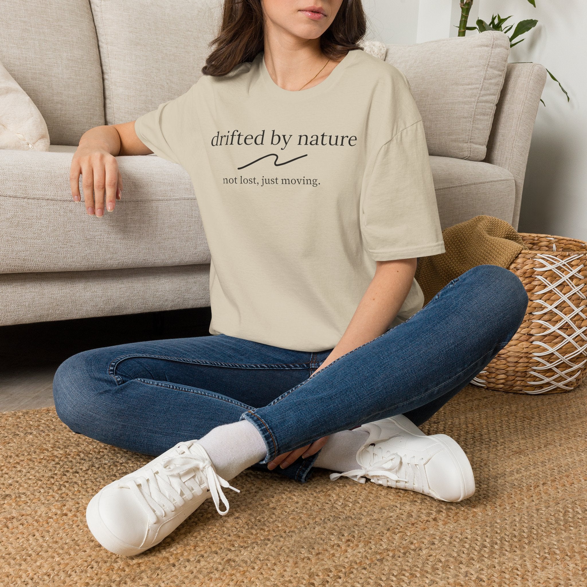 Not Lost, Just Moving — Original Drifted by Nature Tee