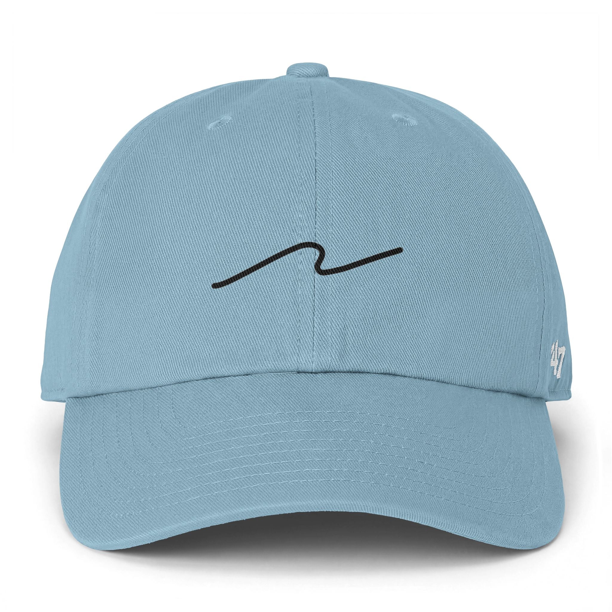 Minimal Wave Dad Hat — Embroidered Adventure Cap