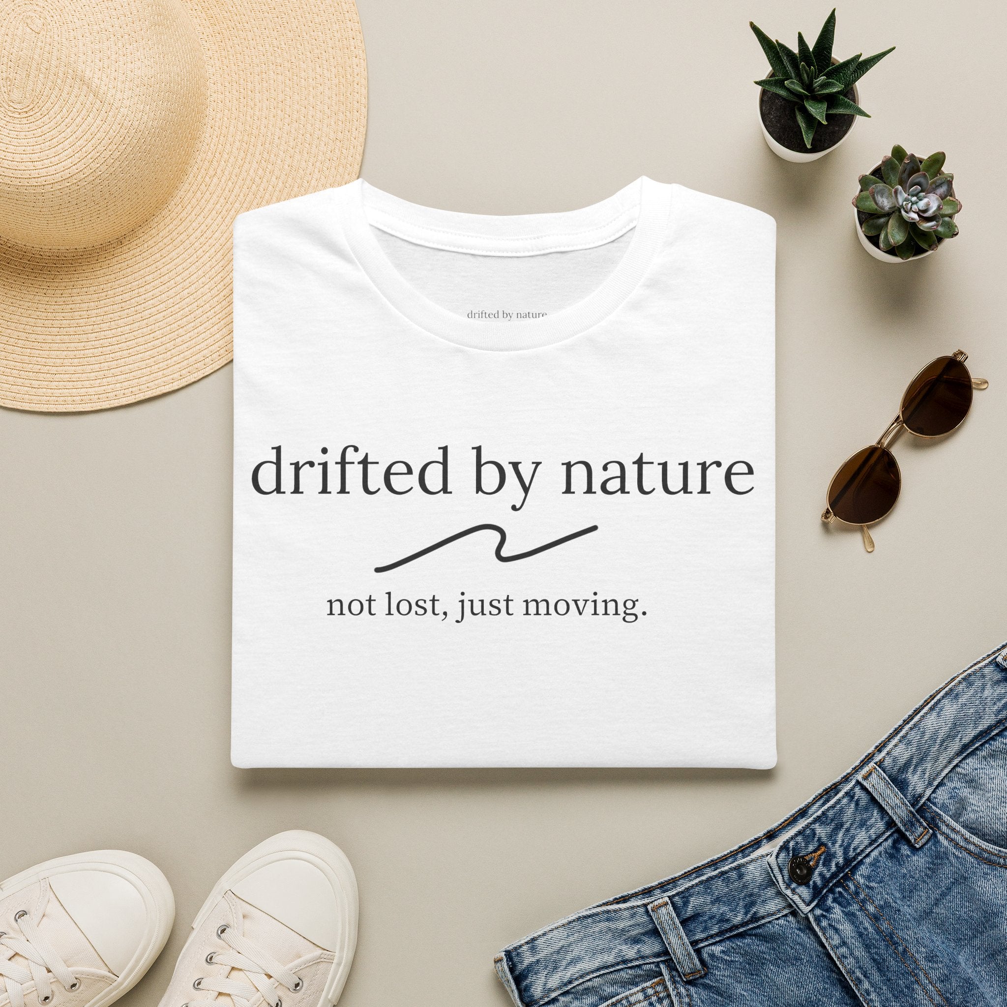 Not Lost, Just Moving — Original Drifted by Nature Tee