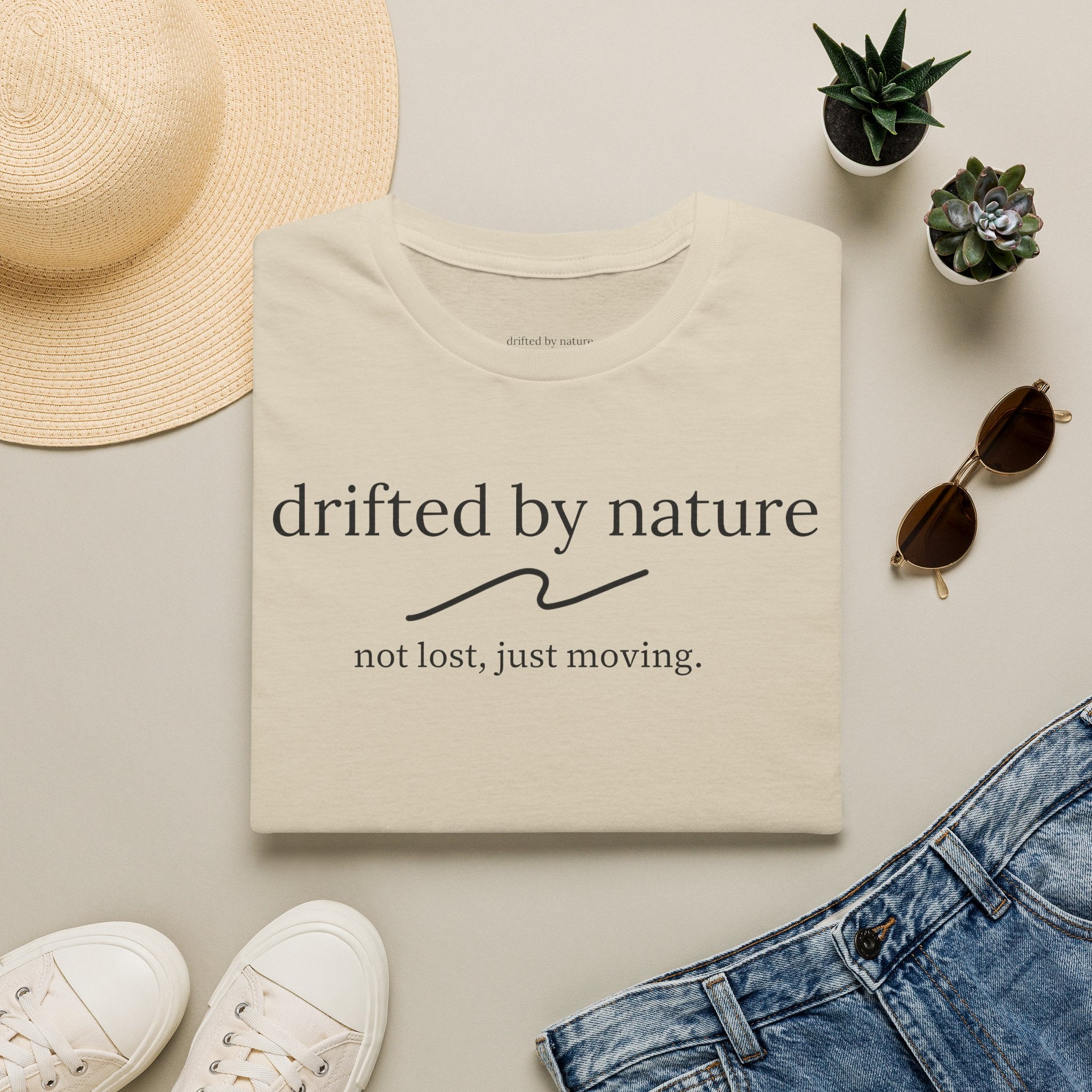 Not Lost, Just Moving — Original Drifted by Nature Tee