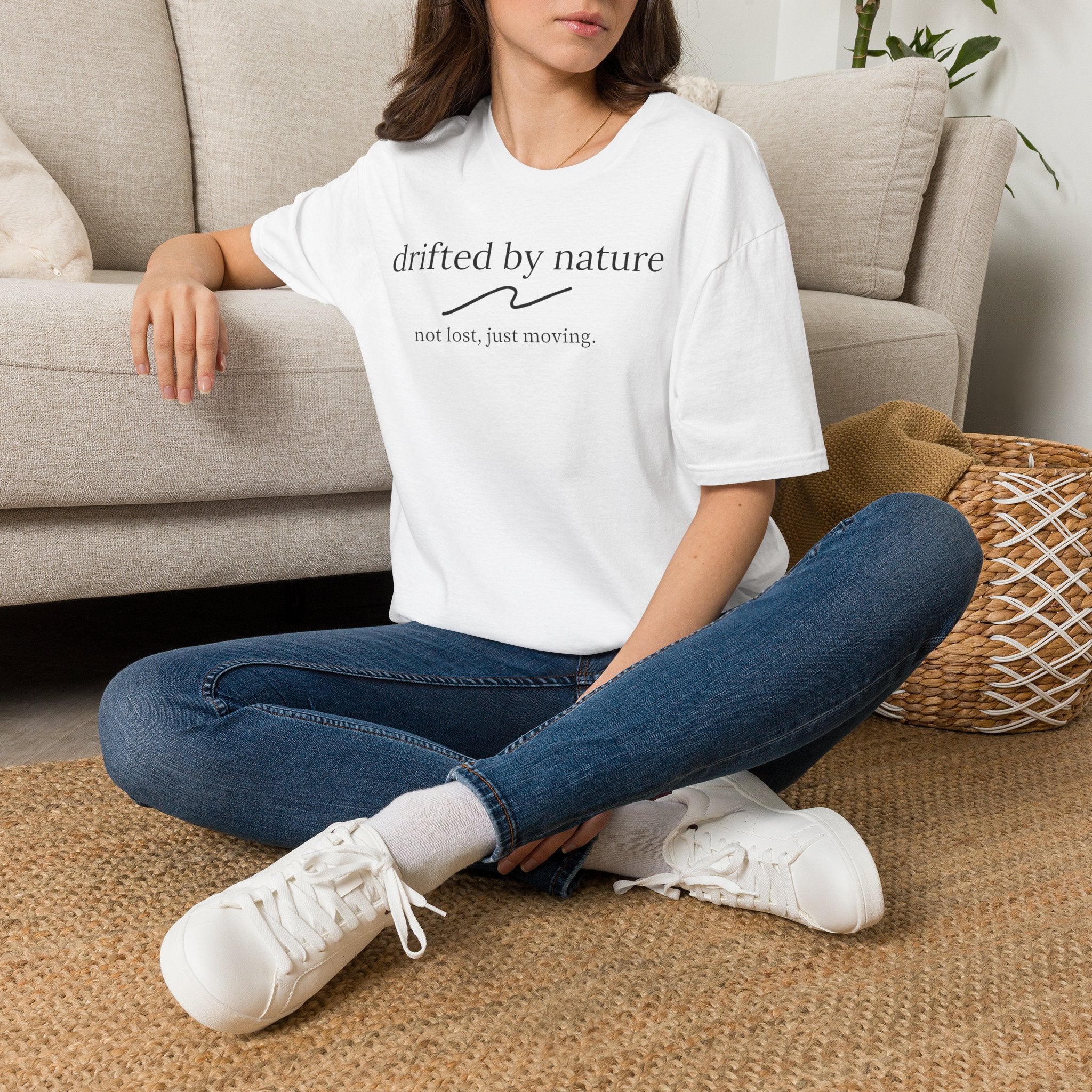 Not Lost, Just Moving — Original Drifted by Nature Tee