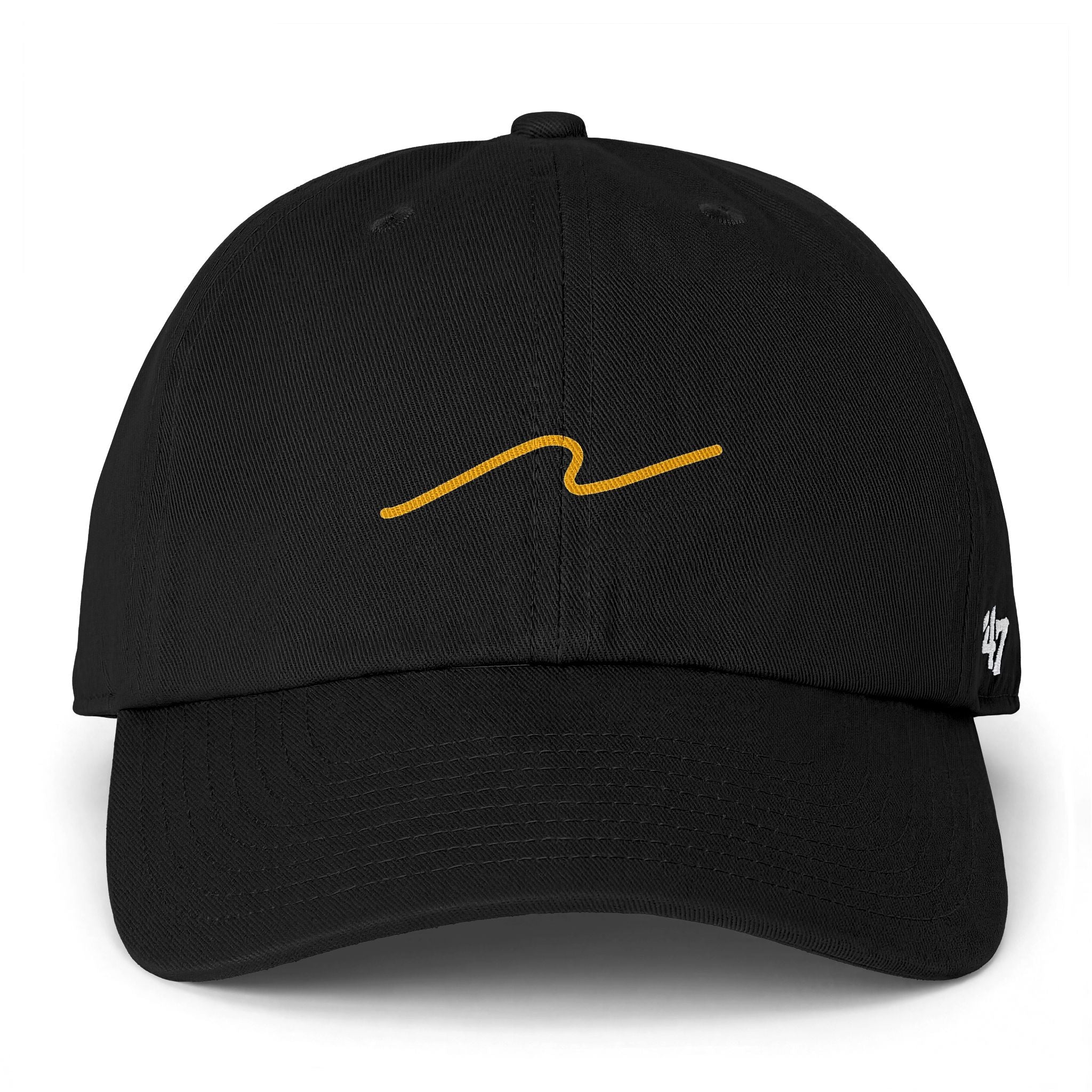 Minimal Wave Dad Hat — Embroidered Adventure Cap