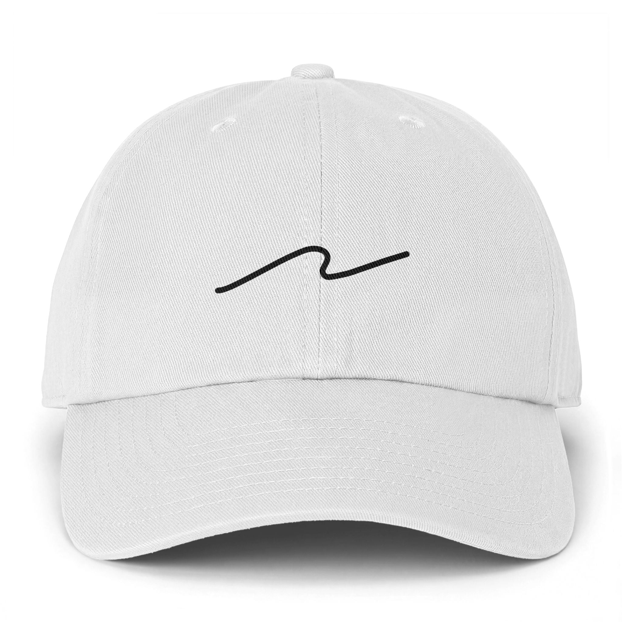 Minimal Wave Dad Hat — Embroidered Adventure Cap