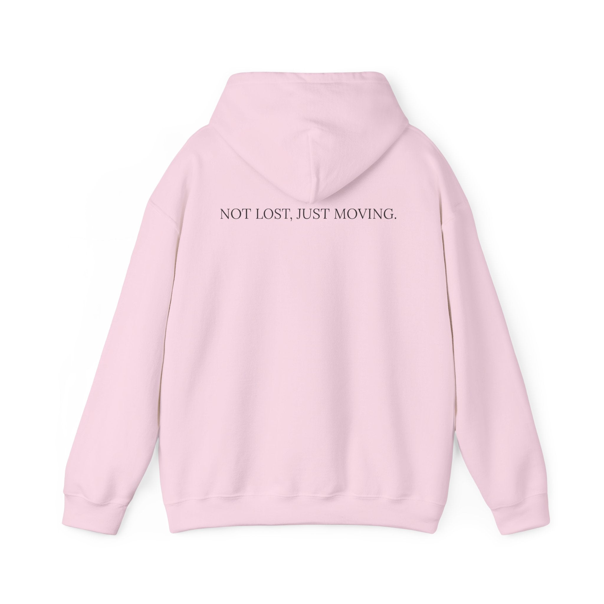 Drifted by Nature Hoodie — Minimal Mountain Road Graphic Hoodie