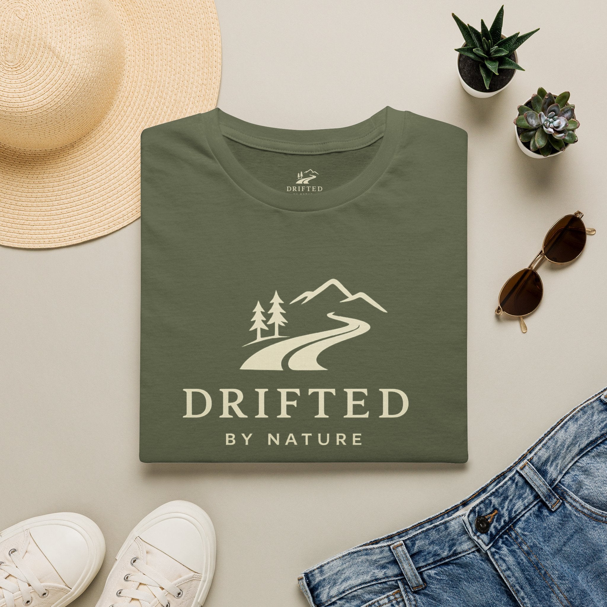 Not Lost, Just Moving Tee — Drifted by Nature Graphic T-Shirt