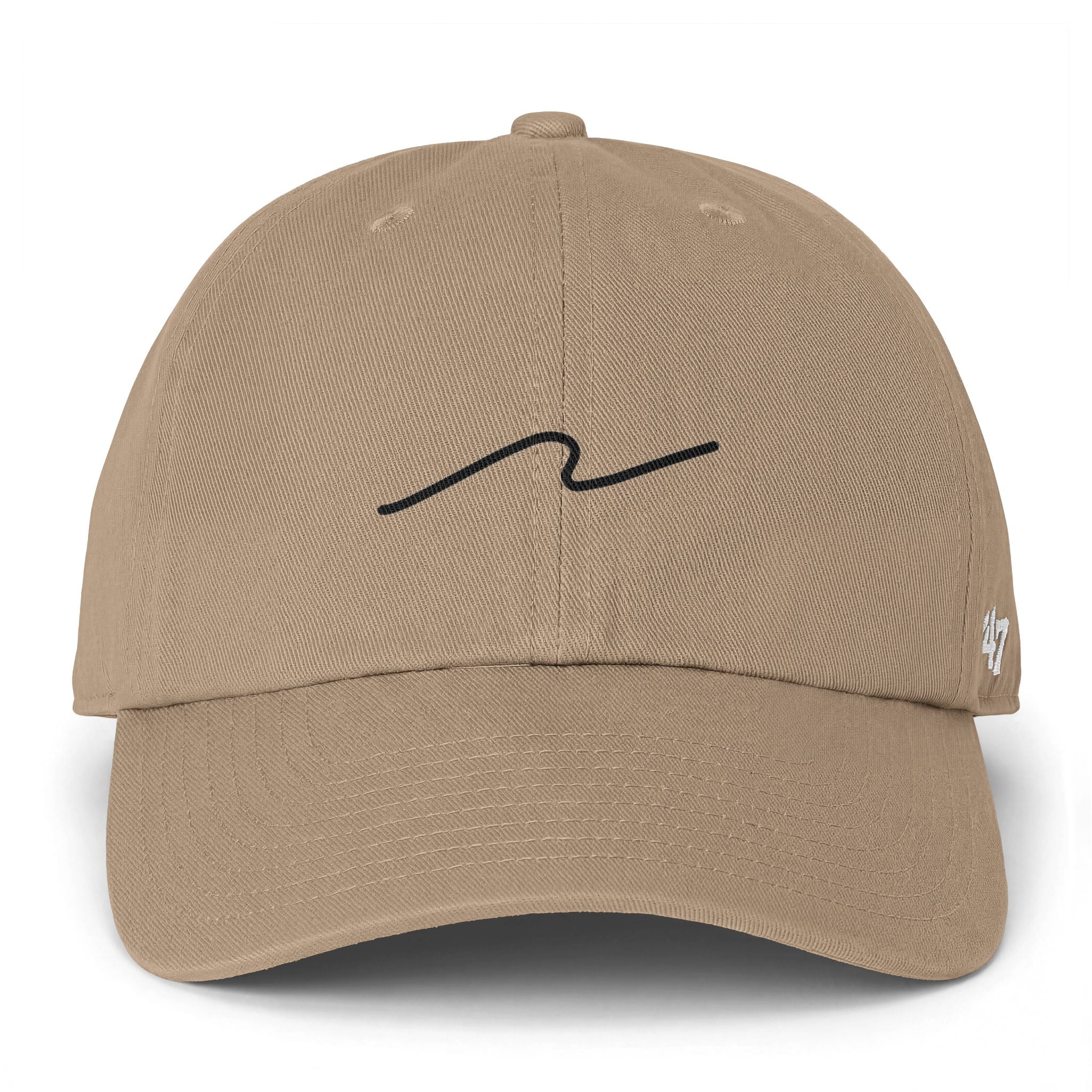 Minimal Wave Dad Hat — Embroidered Adventure Cap
