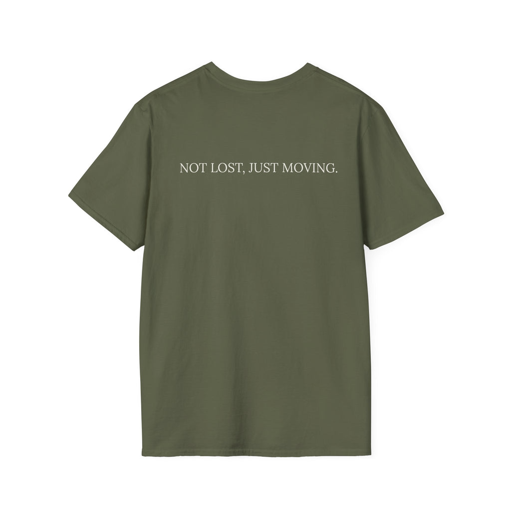Not Lost, Just Moving Tee — Drifted by Nature Graphic T-Shirt