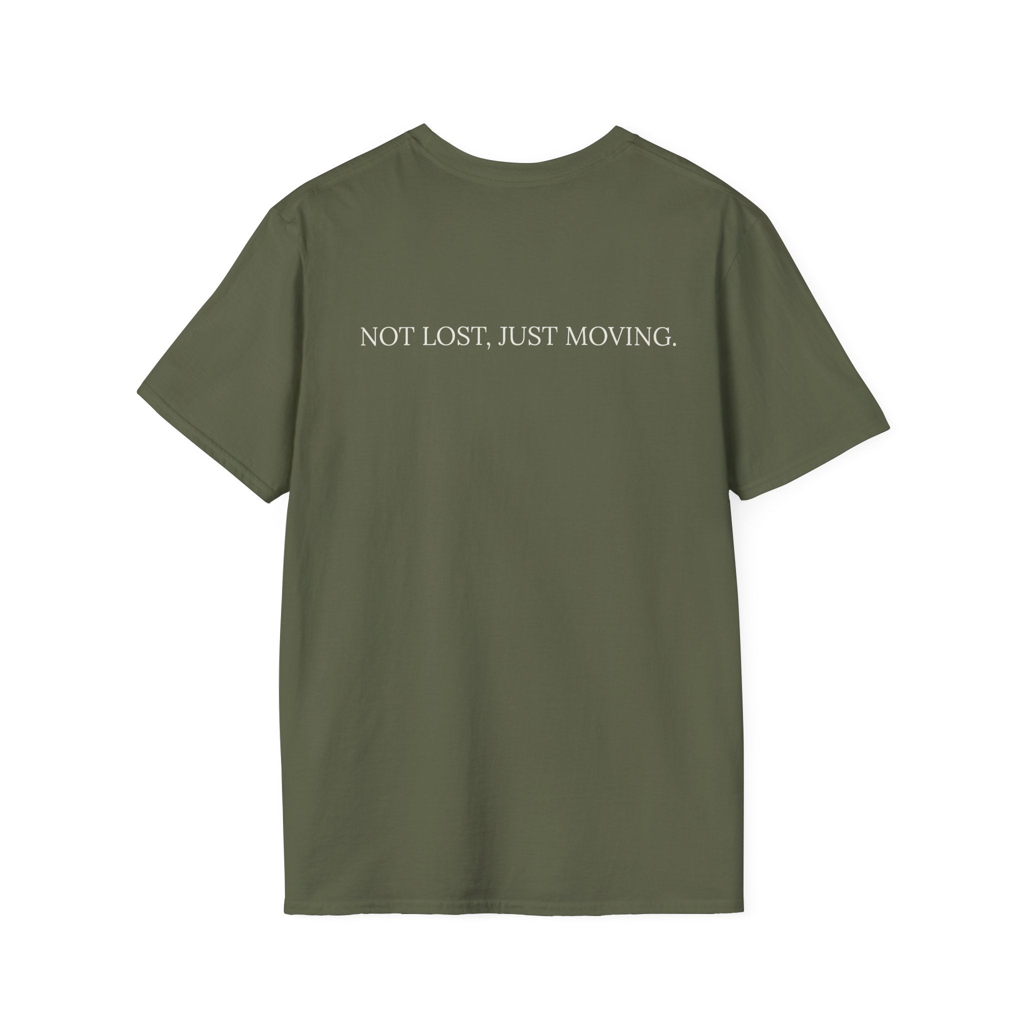 Not Lost, Just Moving Tee — Drifted by Nature Graphic T-Shirt