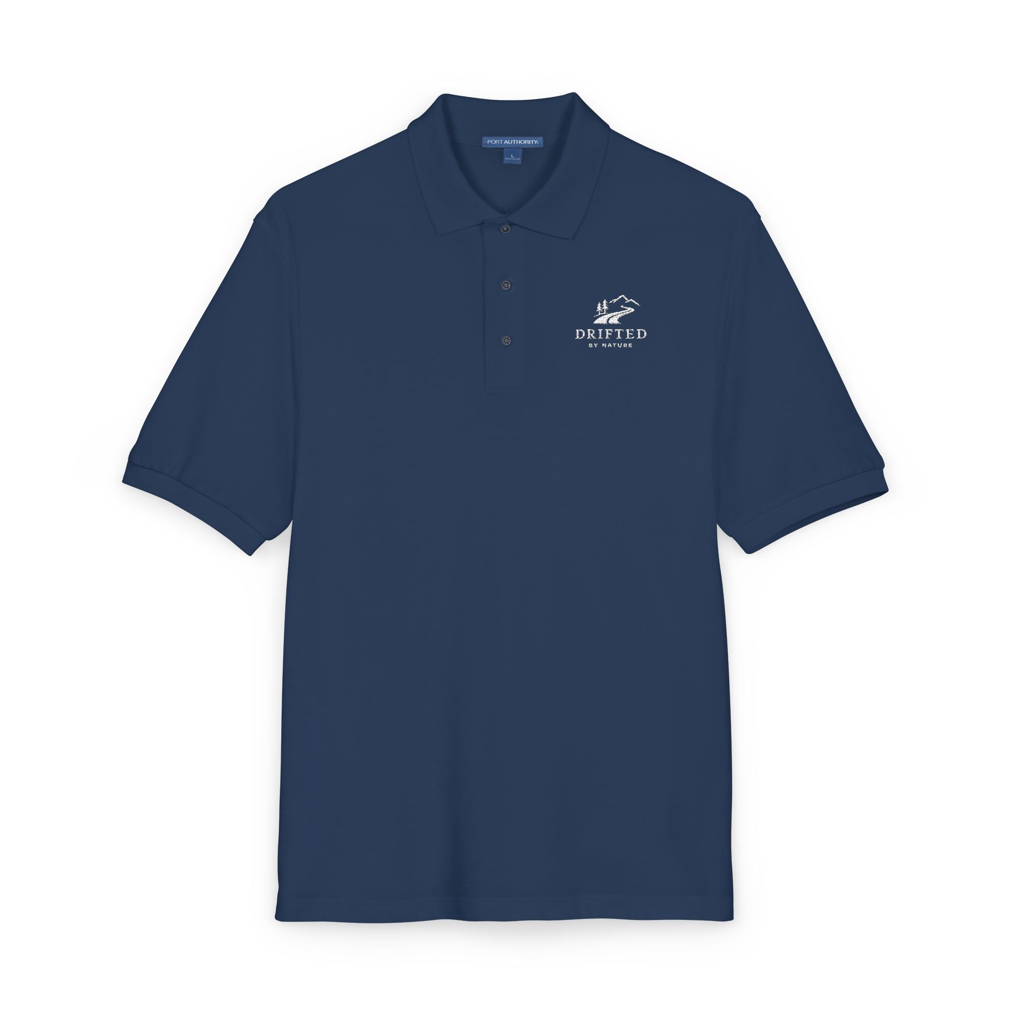 Drifted by Nature Polo — Road & Mountain Graphic