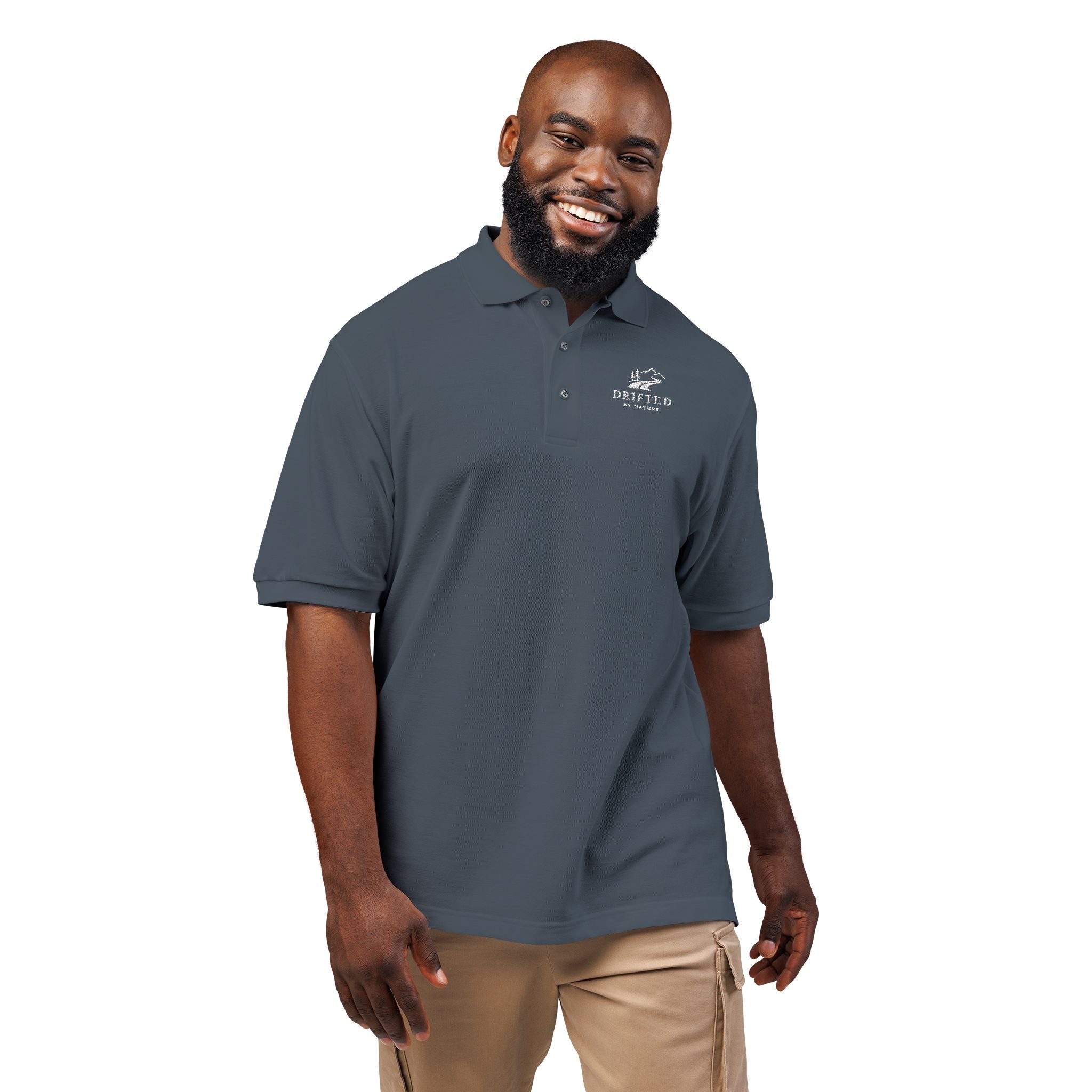 Drifted by Nature Polo — Road & Mountain Graphic