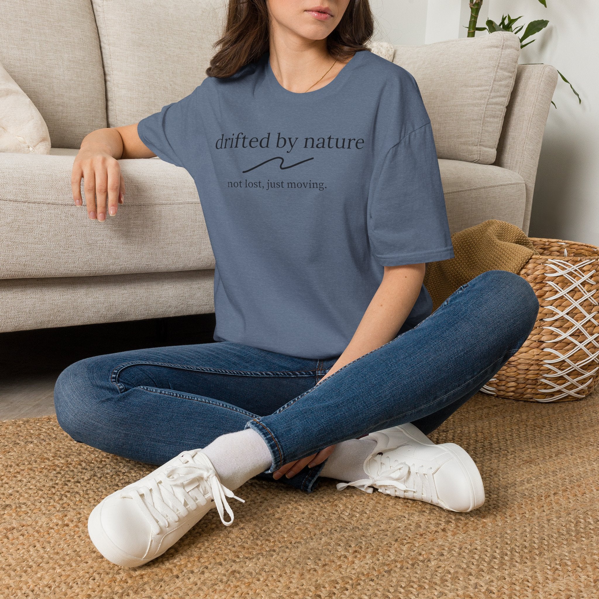 Not Lost, Just Moving — Original Drifted by Nature Tee