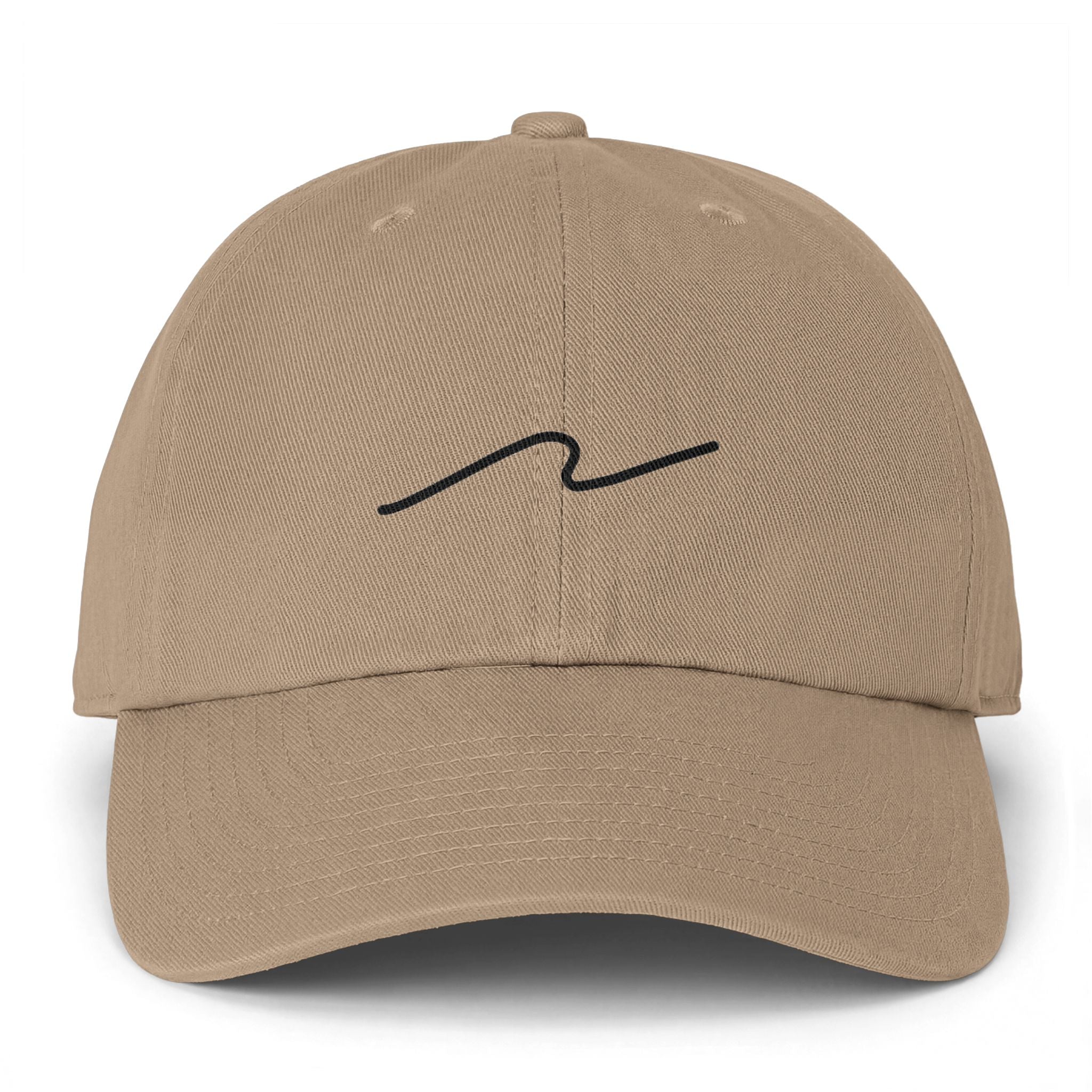 Minimal Wave Dad Hat — Embroidered Adventure Cap