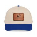 Drifted by Nature Leather Patch Cap — Structured Baseball Hat
