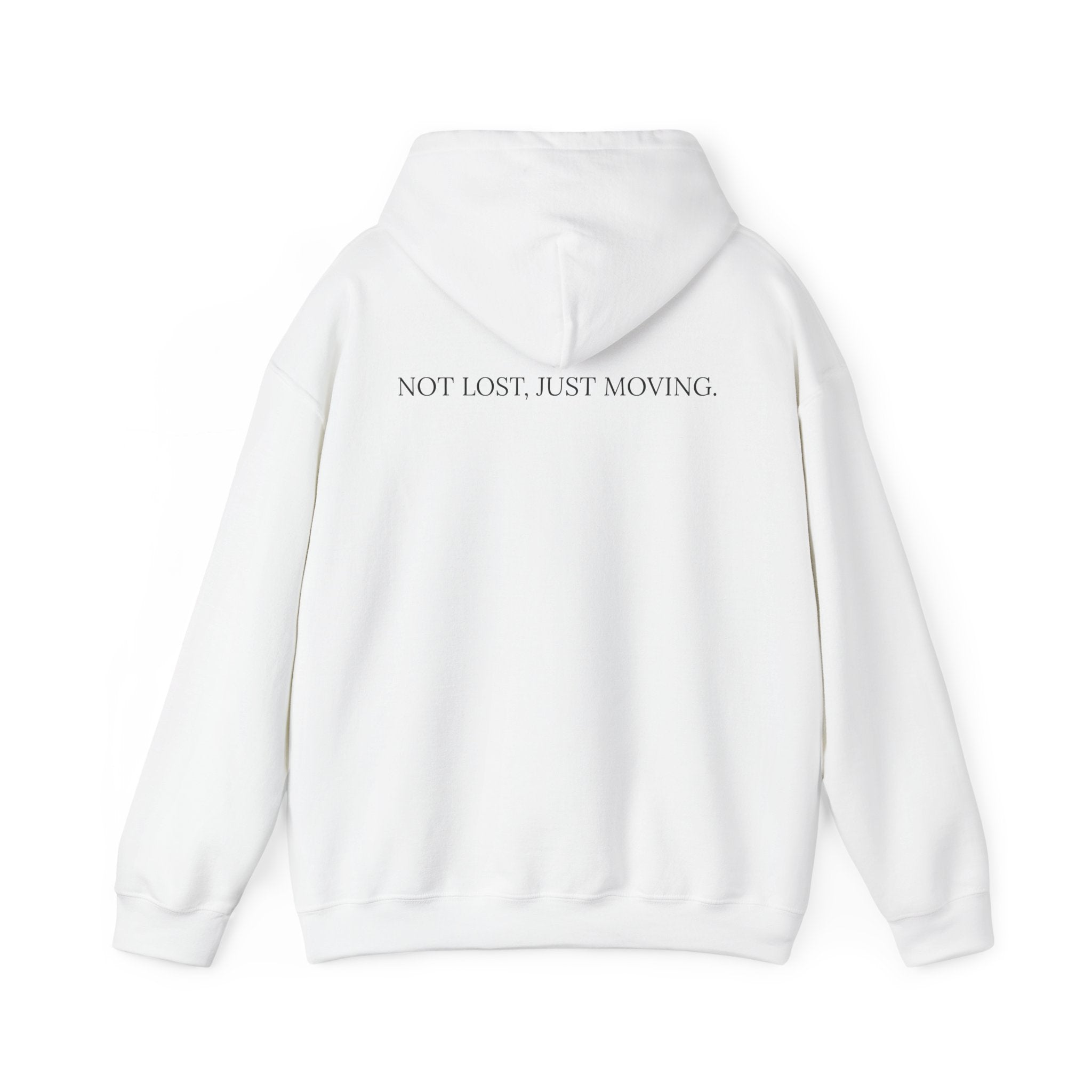 Drifted by Nature Hoodie — Minimal Mountain Road Graphic Hoodie